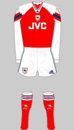 Kit 9. Домашняя форма «Арсенала». 1992-1994.
