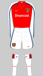 Kit 11. Домашняя форма «Арсенала». 2000- 2002.